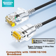 Патч-корд SAMZHE SZH-6150 Cat 6a медь 10 Гбит/с 15 м Черный - изображение 4
