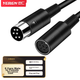 Мікрофонний кабель Yeren YR-SL612 6-контактний папа - 6-контактний мама 3 м Black - зображення 4