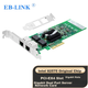 Мережева карта EB-LINK PCI-E X4 гігабітна двопортова серверна на чипі Intel 82575 - зображення 4