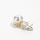 Серьги-гвоздики Qlady Leaf Pearl для женщин, модные и элегантные серьги-пусеты из серебра с имитацией жемчуга, роскошные украшения для ушей, подарок на день рождения и День матери. - изображение 11