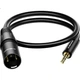 Микрофонный кабель ZHENWEI Mini Jack 3.5 мм (папа) - XLR (папа) 5 м (ZW-YPX343) - изображение 2