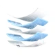 Підгузки BBG Blue Core Feather Soft Luxury, розмір для новонароджених, 90 штук (вагою менше 4 кг), дитячі, миттєвого висихання, що всмоктуються в тканину кита - изображение 3