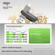Флеш-накопичувач Aigo U453 128 ГБ типу C USB 3.2 з двома інтерфейсами для телефонів та комп'ютерів, швидкість читання 450 МБ/с, багатофункціональний флеш-накопичувач для бізнесу та офісу - изображение 6