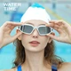 Окуляри для плавання WATERTIME з діоптріями -2.00 та дзеркальним покриттям, білі - зображення 6