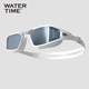 Окуляри для плавання WATERTIME з діоптріями -2.00 та дзеркальним покриттям, білі - зображення 9