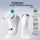Носки Under Armour мужские спортивные короткие хлопковые тонкие, белые, 3 пары, размер 44-48 - изображение 2