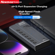 Newmine HUB731-B Металевий USB 3.0 Високошвидкісний 7-портовий концентратор-розгалужувач USB-кабель-подовжувач для ноутбука, настільного комп'ютера, приблизно 1 м - зображення 4