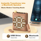 Микрофон Good Shepherd Mini Bee беспроводной с магнитным креплением и Bluetooth-колонкой - изображение 6