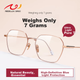 Окуляри для читання Sunset Red Titanium HD, що блокують синє світло, модні преміум-окуляри для пресбіопії E111M, подарунок мамі на 100 градусів - изображение 4