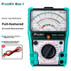 Аналоговый мультиметр Pro'sKit MT-2207, интеллектуальная защита от перегрева, защита от перегрева во всем диапазоне, аналоговый трехфункциональный электроизмерительный прибор. - изображение 4