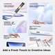 Стилус Shanmo емкостный магнитный для планшетов OPPO Pad 5 Pro, OnePlus Pad 2 Pro и Pad Mini 8.8 - изображение 6