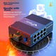 Коммутатор Huigu HG800-GE308 промышленный гигабитный на 8 портов, крепление на DIN-рейку - изображение 8
