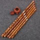 Бамбуковая флейта Minsine Bitter Bamboo Refined Dizi в тональности F с одинарной вставкой из белой меди, профессиональная горизонтальная флейта, традиционный духовой инструмент D45 - изображение 9