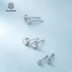 Пиратские серьги, женские серьги-гвоздики из серебра S925, серьги с эффектом мерцания света, модные, уникальные, простые, универсальные, подарок на День святого Валентина. - изображение 4