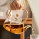 Чайник YIHUTEA из стекла, набор для заваривания чая, электрическая керамическая плита, термостойкий с фильтром, чайник для пуэра, чайник-гайвань для домашнего использования. - изображение 6