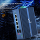 Промышленный управляемый коммутатор Huigu HG800-23, гигабитный, кольцевой, 1 оптический и 4 электрических порта, на DIN-рейку, с поддержкой ERPS и VLAN - изображение 7
