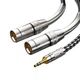 Аудиокабель-разветвитель ZHENWEI Mini Jack 3.5 мм — 2 x XLR, 10 м (ZW-YPX619) - изображение 1