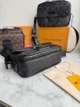 Сумка месенджер Louis Vuitton S Lock чорна (150) - изображение 7