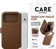 Etui z klapką CARE by Panzer Glass Tango 2-in-1 Wallet Case Brown w. MagSafe do Apple iPhone 17 Pro Max (CR20458) - obraz 1