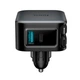 Автомобільний зарядний пристрій Hoco Z67A Triunfar car charger with telescopic 60W Grey - зображення 3