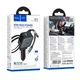 Автомобільний зарядний пристрій Hoco Z67A Triunfar car charger with telescopic 60W Grey - зображення 9