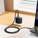 Мережевий зарядний пристрій HOCO C158A Upgrade charger Type-C cable 45W Black - изображение 8