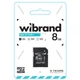 Карта пам'яті 8 GB Wibrand МicroSDНC UHS-I Сlass 10 з адаптером чорний - изображение 2