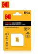 Карта пам'яті MicroSD Kodak 64Gb U3 UHS-L V30 A1 Class 10 Video recording speed (90-100MB/s) - зображення 1
