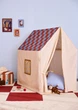Namiot domek do zabawy Kids Concept Play House Tent Dusty Blue Check 110 x 80 x 124 cm (7340028737247) - obraz 3
