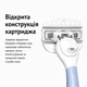 Бритва одноразовая Dorco EVE 4 для женщин с 2 картриджами 4 лезвия (8801038614205) - изображение 6