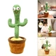 Музыкальная игрушка Танцующий кактус Dancing Cactus с подсветкой повторюшкой и USB зарядкой - изображение 2