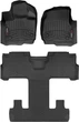 Килимки Weathertech Black для Ford Expedition (mkIV) 2021-2024 (2 ряд - 2 місця)(1-2-3 ряд) (WT 4416651-4416654) - изображение 1