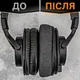 Амбушюры тканевые с эффектом памяти Audio-Technica ATH M20x, M30, M30x, M40x, M50, M50x, M50xBT, SX1 grey серые - изображение 2