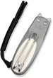 Нож Civivi Purr складной карманный Double Detent Slip Joint Nitro-V / G10 4.65 см Айвори с серым (C25054-1) - изображение 5