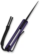 Нож Civivi Purr складной карманный Double Detent Slip Joint Nitro-V / G10 4.65 см Фиолетово-черный (C25054-3) - изображение 7