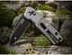 Нож SRM Scout 7229-AK складной карманный Ambi-Lock Sandvik 14C28N / Алюміній 6.9 см Серый - изображение 10