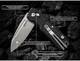 Нож SRM Scout 7229-GB складной карманный Ambi-Lock Sandvik 14C28N / G10 6.9 см Черный - изображение 10