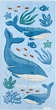 Ręcznik dziecięcy Little Dutch Ocean World Blue 60x120 cm (8721321872337) - obraz 1