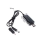 Кабель преобразователь USB-DC для роутера 9V/12V до 0,7А с переключателем, питание от PowerBank, DC 5.5×2.1 с переходником - изображение 6
