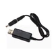 Кабель преобразователь USB-DC для роутера 9V/12V до 0,7А с переключателем, питание от PowerBank, DC 5.5×2.1 с переходником - изображение 9
