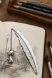 Закладка для книг що світиться з котом MRBookmark ⬩ металева ⬩ сріблястий - зображення 5