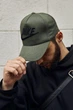 Кепка чоловіча Nike хакі із чорним лого, кепка чоловіча літня хакі - зображення 4