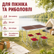 Стол туристический складной Folding Table бордовый 120x60x70 см с 4 стульями - изображение 4