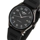 Годинник чоловічий Winner Handsome Elastic Black механічний з мінеральним склом з двома ремінцями 41 мм - зображення 3