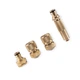 Насадка для полива 1/2", коннектор с аквастопом 1/2" шланга адаптер 1/2 и 3/4 латунная INTERTOOL - изображение 1
