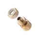 Насадка для полива 1/2", коннектор с аквастопом 1/2" шланга адаптер 1/2 и 3/4 латунная INTERTOOL - изображение 4