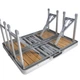 Стол Bo-Camp Bamboo Brown/Silver (1404800) - изображение 5