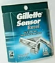 Бритвенные картриджи Gillette Sensor Excel для мужчин упаковка 10 шт - изображение 2