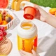 Портативний бездротовий блендер Sunroz Juicer Cup обсягом 1500 мл, модель AND362, заряджання від USB - зображення 4