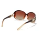 Женские градиентные солнцезащитные очки KINGSEVEN 8843 Brown Gradient Brown - изображение 5